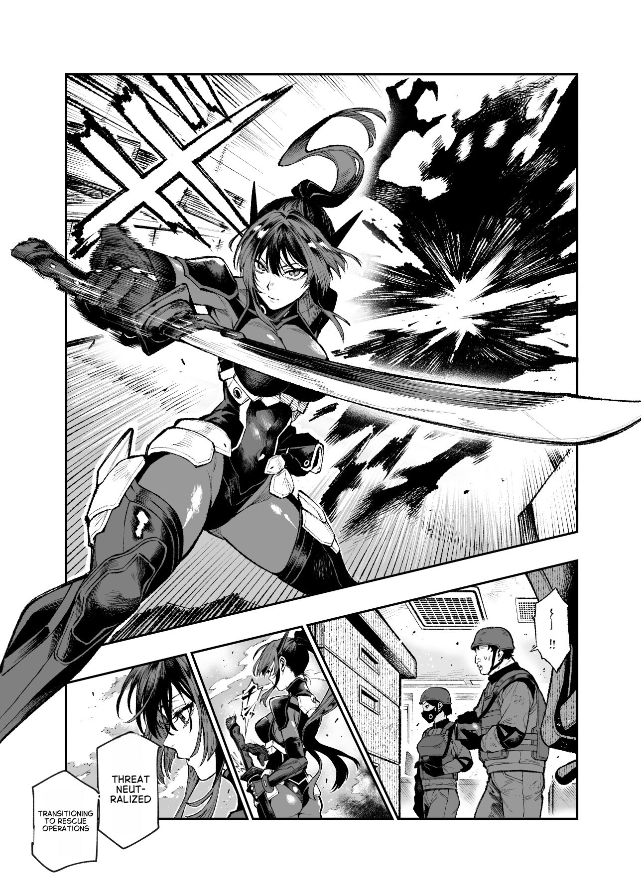 Hentai Manga Comic-Daily Life of a Low-Ranking Male Staff Member in the Anti-Shadow Special Forces EX1-Read-4